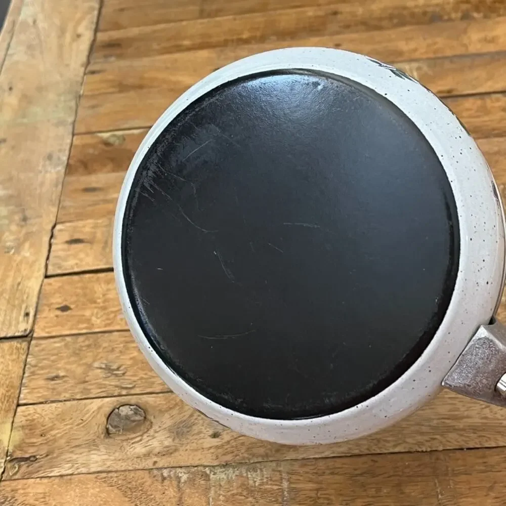 Vintage Asta Germany Enamel Cookware Saucepan t 6.5